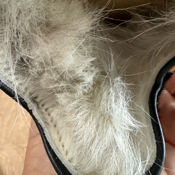 Denels Slides Fur Lined - Picture 2 of 5